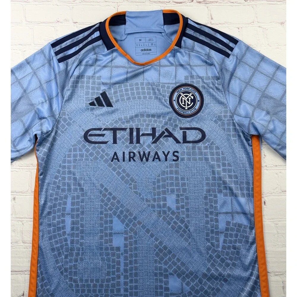 $150 adidas New York City Football Club Authentic Soccer Jersey - Men’s Medium